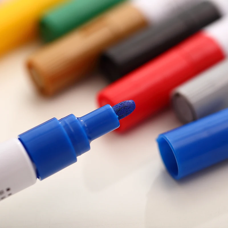 8 шт цветные масляные краски, ручки для автомобиля, мобильная краска, не выцветает, ручка для рисования, маркер для шин, ручка для подписи, водонепроницаемая