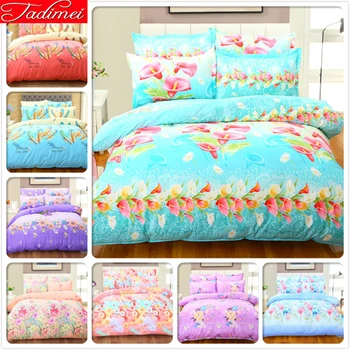 

New Autumn Winter Soft Comfortable 200x230 Duvet Cover Bedding Set Adult Bed linen Queen King Size Quilt Comforter Case Bedlinen