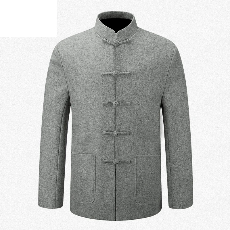 Brand New Arrival Chinese Traditional Men's Mandarin Collar Jackets