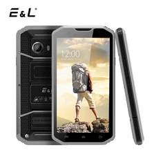E & L W8 4 г LTE смартфон 5.5 дюймов Android 6.0 mtk6753 Octa core 2 ГБ Оперативная память + 16 ГБ Встроенная память IP68 прочный Водонепроницаемый мобильный телефон
