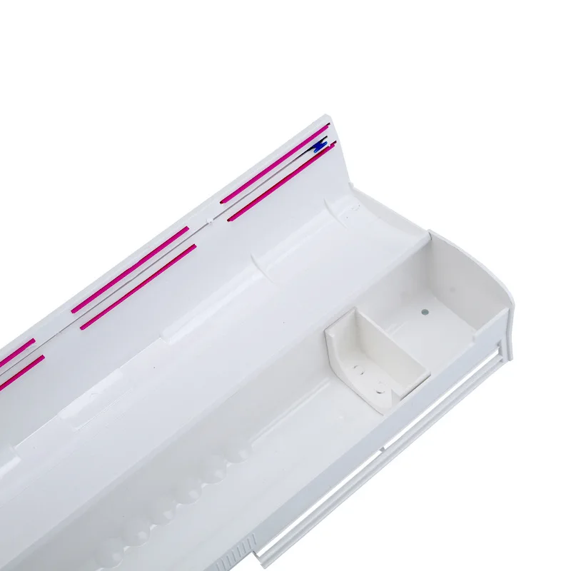 ПВХ пластиковый диспенсер для обертывания липкая пищевая пленка Диспенсер для восковой бумаги Резак для консерванта пленка резак домашний кухонный держатель для хранения инструментов