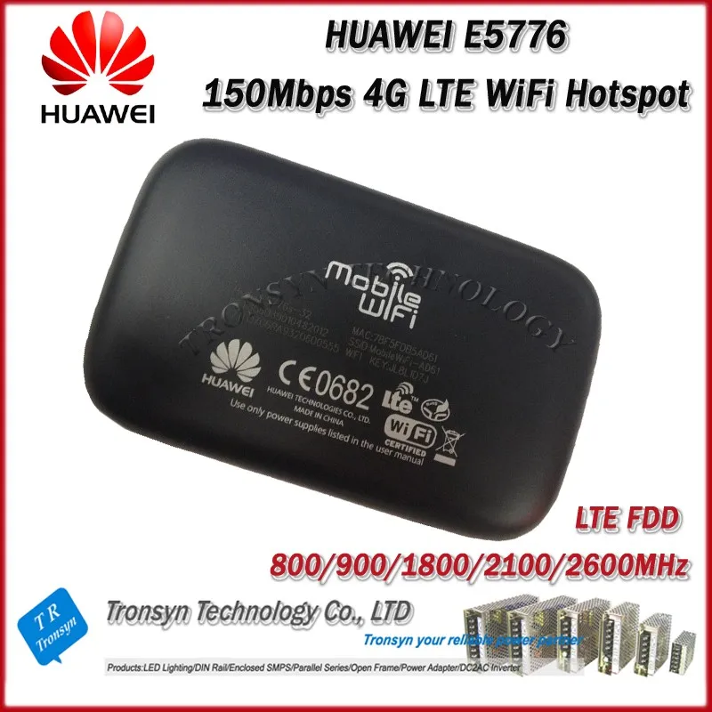 Бесплатная доставка оригинальный разблокировать 150 Мбит/с HUAWEI E5776 4 г LTE Беспроводной маршрутизатор Поддержка LTE FDD B1 B3 b7 b8 b20