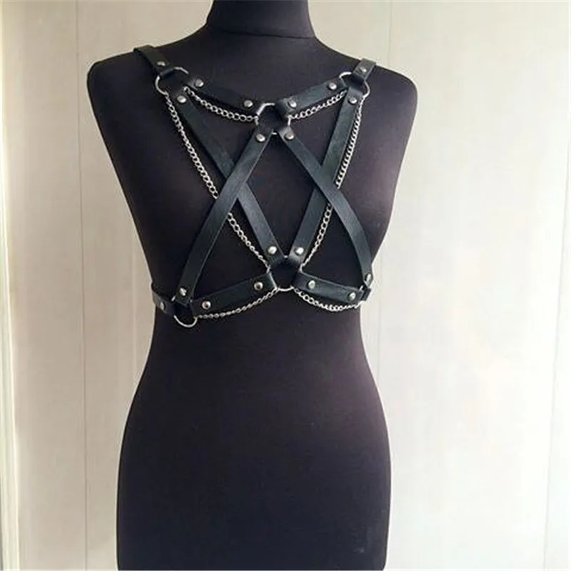Punk Harness Body Cage Rave Appeal Bra Belts Gothic Sexy Charming Harness For Women Adjustable Top Belts Garter Fashion Classic