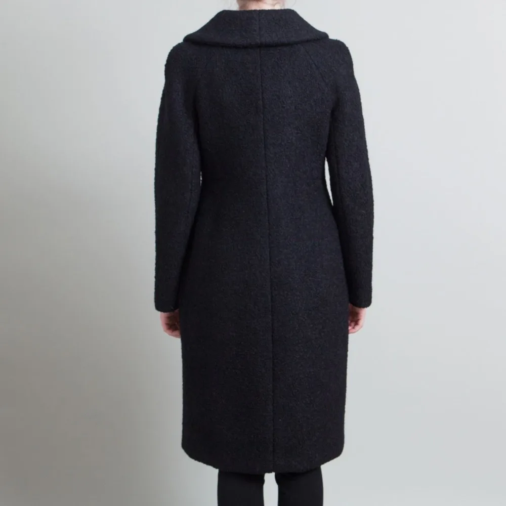 Noir Longue Personnalisé Arlenesain Black Manteau Laine Nouveau 032 qUpxnxZz