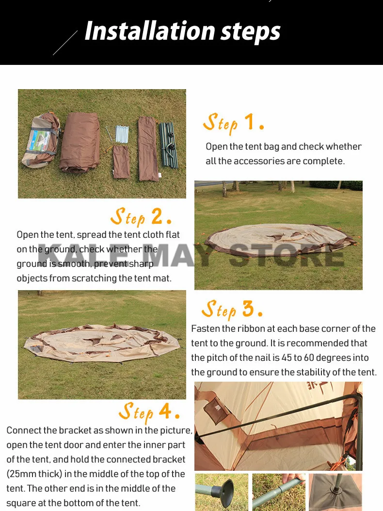Barraca da Família para a Auto drive Tenda ao ar Grande Espaço Yurt Mongolia 8 10 Pessoa Livre à Prova d' Água Oxford Camping Selvagem Sobrevivência Piquenique 19 da pessoa 8-10 do yurt da mongólia