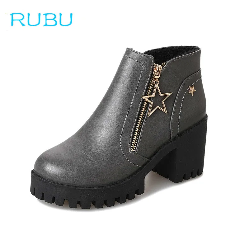 

Women Boots Winter Warm Snow Boots Women Ankle Boots for Female Winter Shoes Botas Mujer Plush Booties Martin Boots
