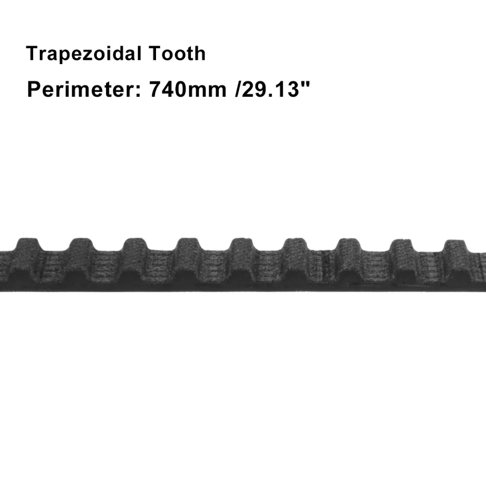 

Uxcell T5 10mm Width Rubber Timing Belt Synchronous Closed Loop Belt Timing Pulley Tools 148T 138T 115T 112T 4Sizes