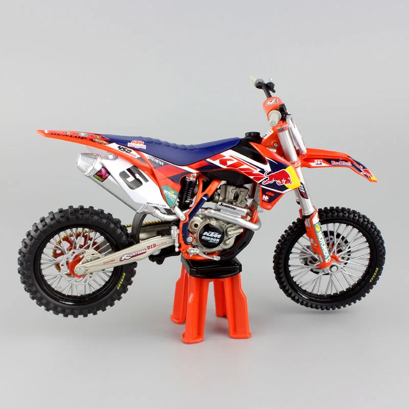 1/12 масштаб automaxx Дети № 5 Ryan Dungey SUPERMOTO KTM SXF450 Мотокросс Мотоцикл литье под давлением металлическая модель гоночной машины dirt bike автомобиль игрушки