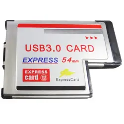 Q00421 WBTUO ноутбук 54 мм расширить экспресс карты 2 разъём(ов) USB3.0 адаптер конвертер