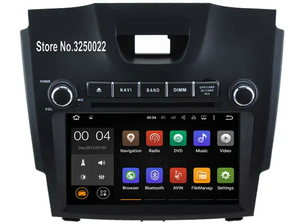 Android 7 1 font b Car b font Dvd Navi Player FOR CHEVROLET ISUZU D MAX