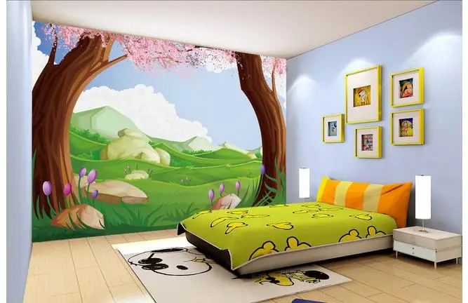 3d wallpaper custom 3d wall murals Children bedroom setting wall murals