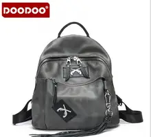Оригинал doodoo брендов fr421 женщины рюкзаки модные рюкзаки для подростков девочек школьные сумки pu кожаные дорожные сумки mochila