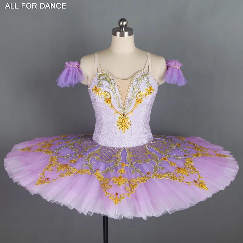 

Lilac Velvet Bodice with Rich Decoration Professional Ballet Tutu Classical Dance Tutu Ballerina Competition Performance Tutu