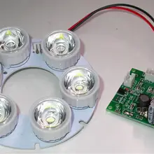 Пятно видимого белого цвета огни 6X светодиодов доска для камер видеонаблюдения ночного видения(диаметр 76 мм