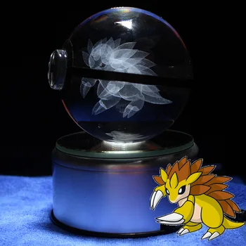 

Hot Selling Popullar Pocket Ball Go Game Cartoon Animals Sandslash Design Inside Action Figures Toy for Decorative Gift