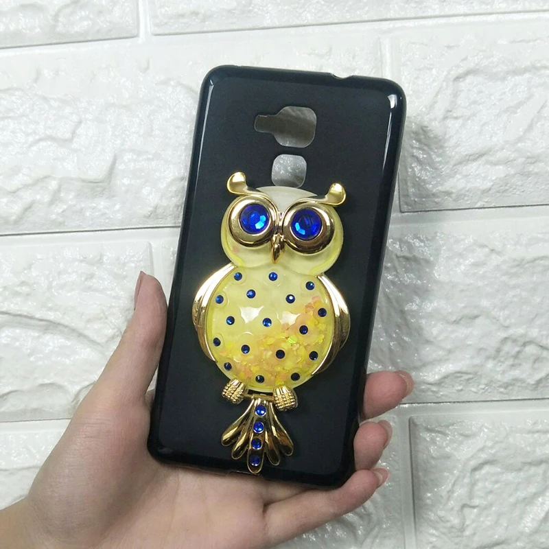 Dneilacc 3D Единорог зыбучие пески жидкость Мягкий силиконовый чехол для huawei Honor 7