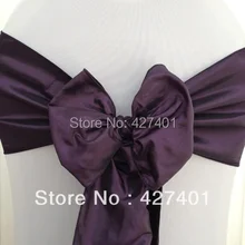 Горячая стул с обивкой из тафты лента для свадьбы события и вечерние украшения