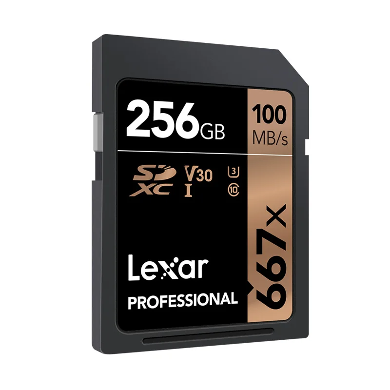 New Lexar SD Memory Flash Card 256GB SDXC U3 UHS I Cards 100MB s Class 10 2