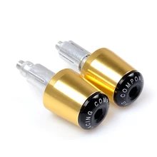 Универсальный 7/8 ''22 мм на руль мотоцикла или рукоятки «Грипсы» заканчивается стороны крышки для YAMAHA SJ6S FZ6S FZ6 FZ8 KAWASAKI Z 800 900 Z1000 Z750