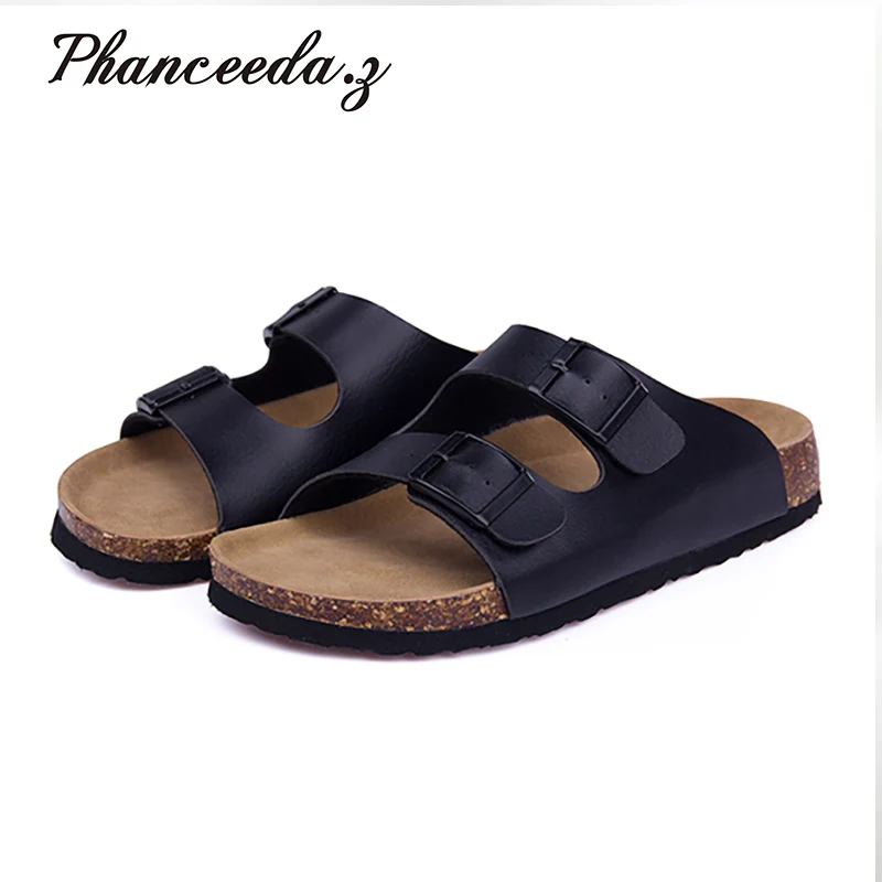 

New 2018 Plus size 5-11 summer style shoes Woman sandals Cork slippers Top quality Zapatos Mujer Casual Slippers flip flop