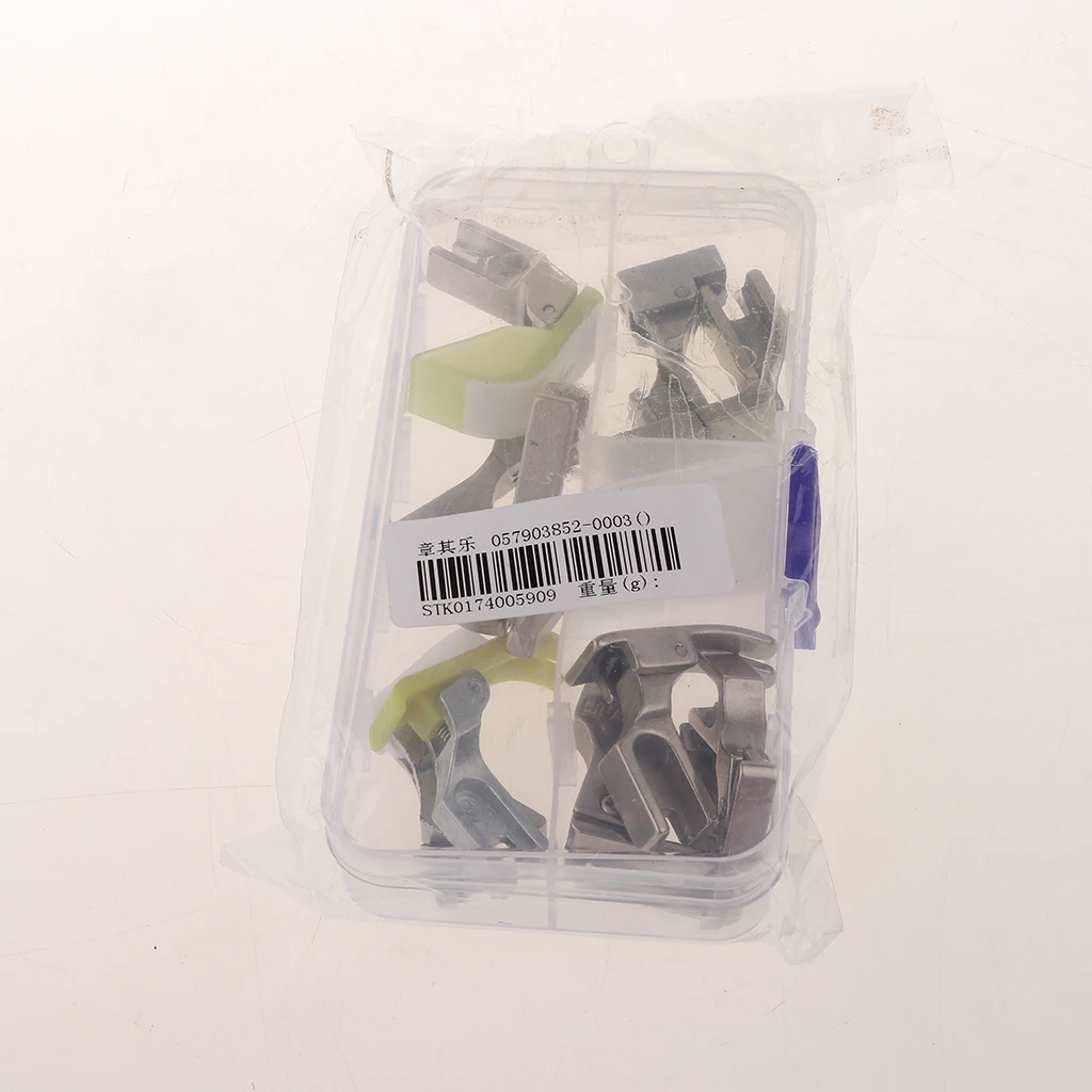 13pcs Industrial Sewing Machine Feet Set Zipper Gathering Shirring Hemming