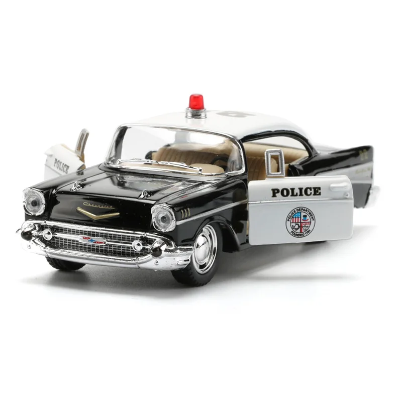 

1:40 12cm Police Cars Toys Alloy Pull Back Car Models Collectible Doors Openable Car Toy Toy For Children