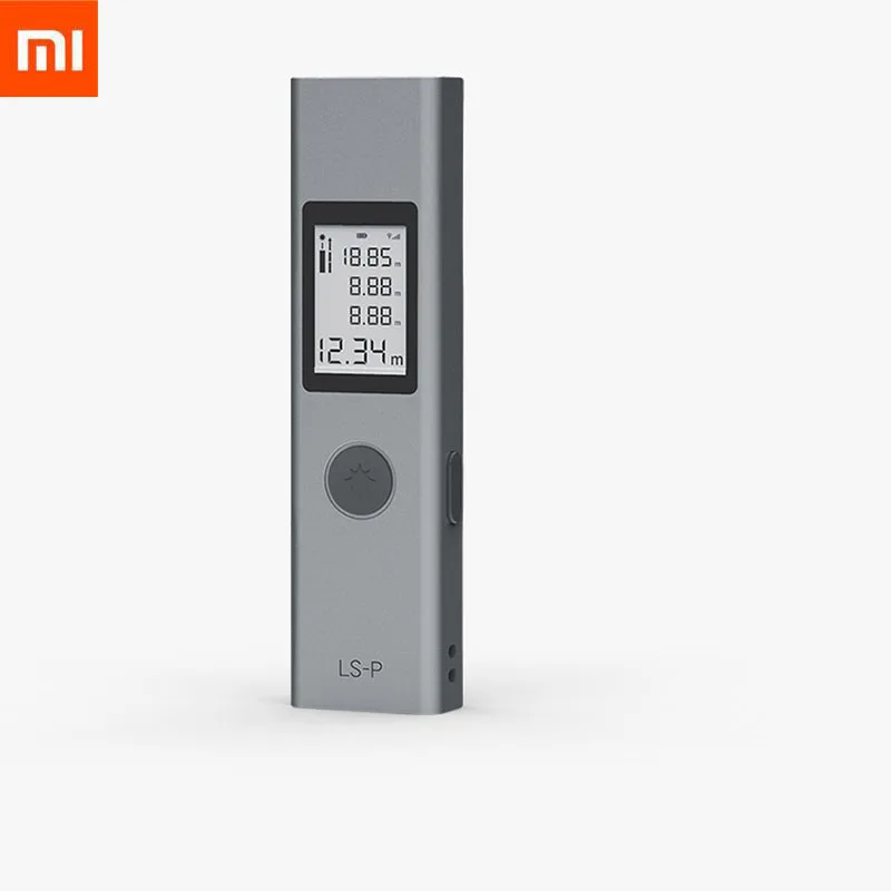 Xiaomi Duka лазерный дальномер 40 м LS-P USB флэш-дальномер для зарядки высокая точность измерения портативный дальномер - Color: Gray