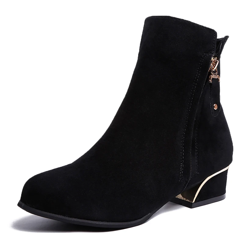 

2018 new thick with the British wind network red women's boots Korean version of the wild elastic socks boots.