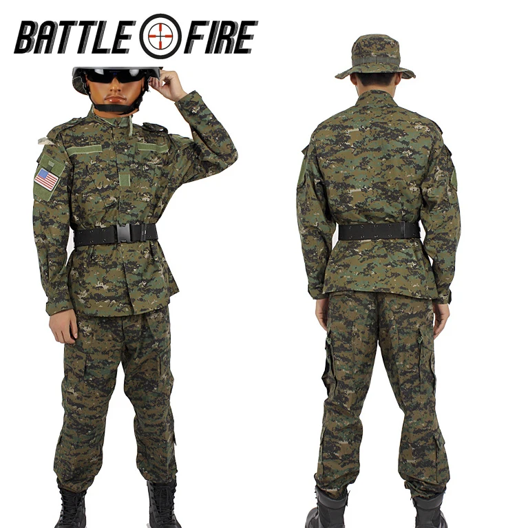 

Tactical Military Men Camouflage Hunting Outdoor Protect Color Invisible Hiding clothes Army set Uniform for Angling on foot