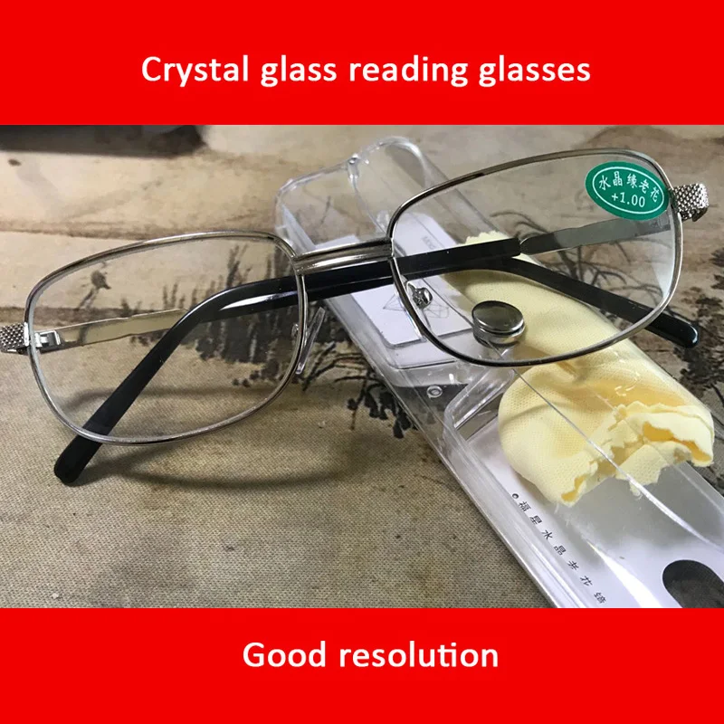 

Glass reading glasse Men Women New WITH BOX Reading Glasses Presbyopia +1.00 1.50 2.00 2.50 3.00 3.50 4.00 Diopter s288