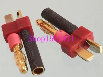 

HXT 4mm banana Bullet to T-Plug Deans male No Wire Adapter for Turnigy