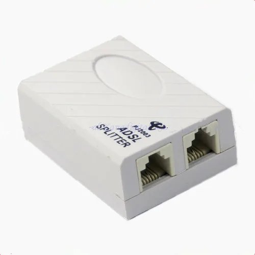 

5Pcs/lot Telephone RJ11 Line ADSL Modem Micro Filter Splitter #4XFC# Drop Shipping