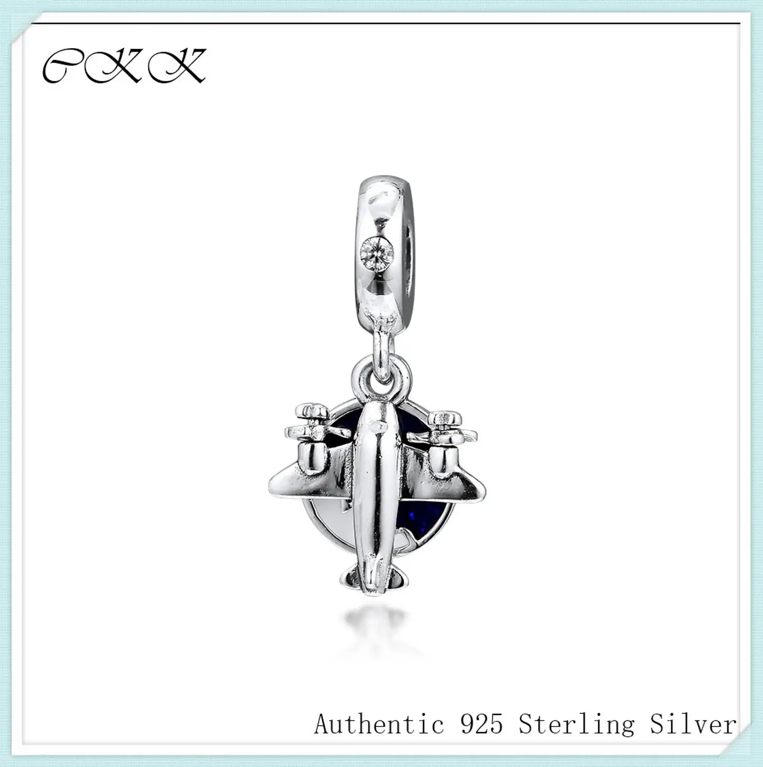 

Fit Pandora Beads Propeller Plane Cloud Charms Bracelets 100% 925 Sterling Silver Dangle Charm for Jewelry Making PF993