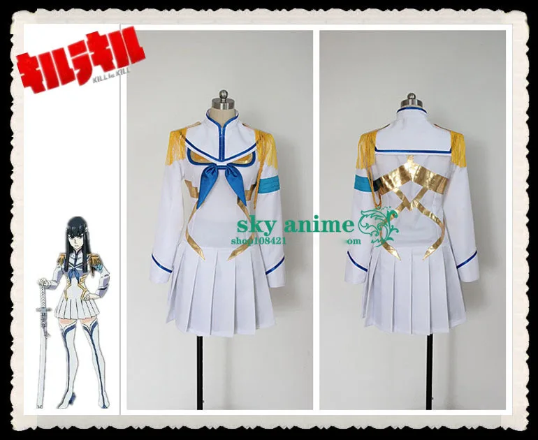 Горячая аниме Kill La убить Сацуки kiryuin форма сделано Косплэй костюм Custome Сделано