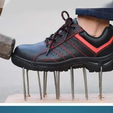 M and woman/Женская дышащая обувь с твердой подошвой из искусственной кожи с защитой от проколов; модная обувь из кожи с квадратным каблуком