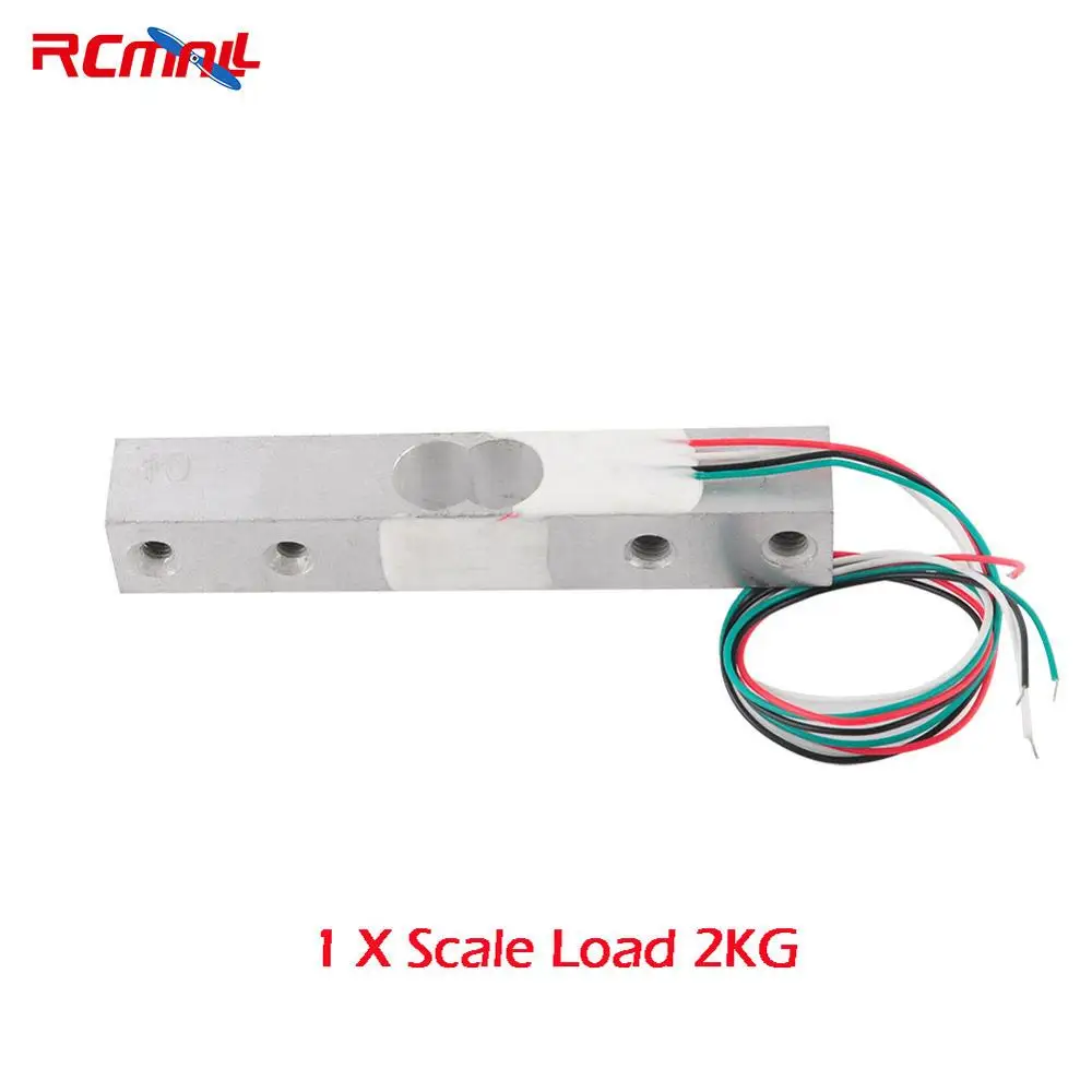 Rcmall HX711 весом модуля AD/1 кг 2 кг 3 кг 5 кг 10 кг 20 кг Весы нагрузки ячейки Вес весом Сенсор FZ1781 - Цвет: Weight Sensor 2KG