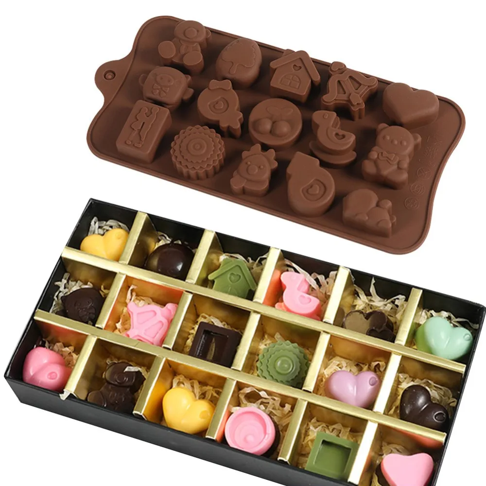Silicone 3D CoverMold Candle DIY Chocolate Tools Cake Decoration Baking Tool SS3 