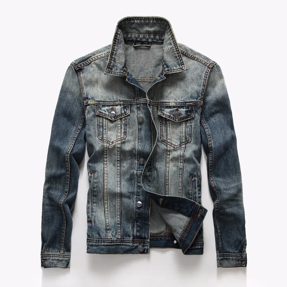 spring Autumn cowboy jackets male trend clothing casual jackets men denim jackets cotton jackets