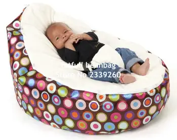

COVER ONLY, NO FILLINGS - deep sleep Comfortable Baby Bean Bag Kids Portable Beanbga Chair No beans with 2 Straps