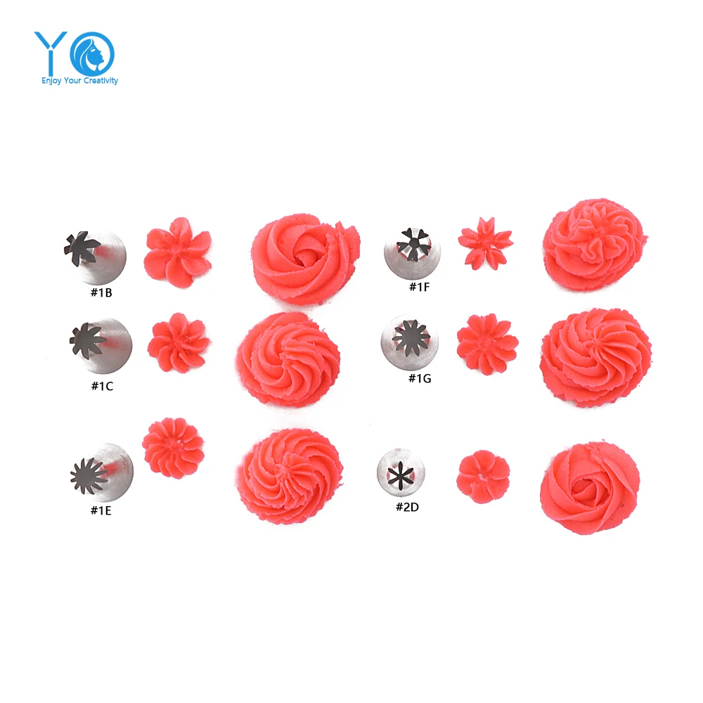 

Large Size Decorating Nozzle Tip Icing Piping Nozzle High Quality Seamless Icing Tube Baking Tools For Cakes Bakeware