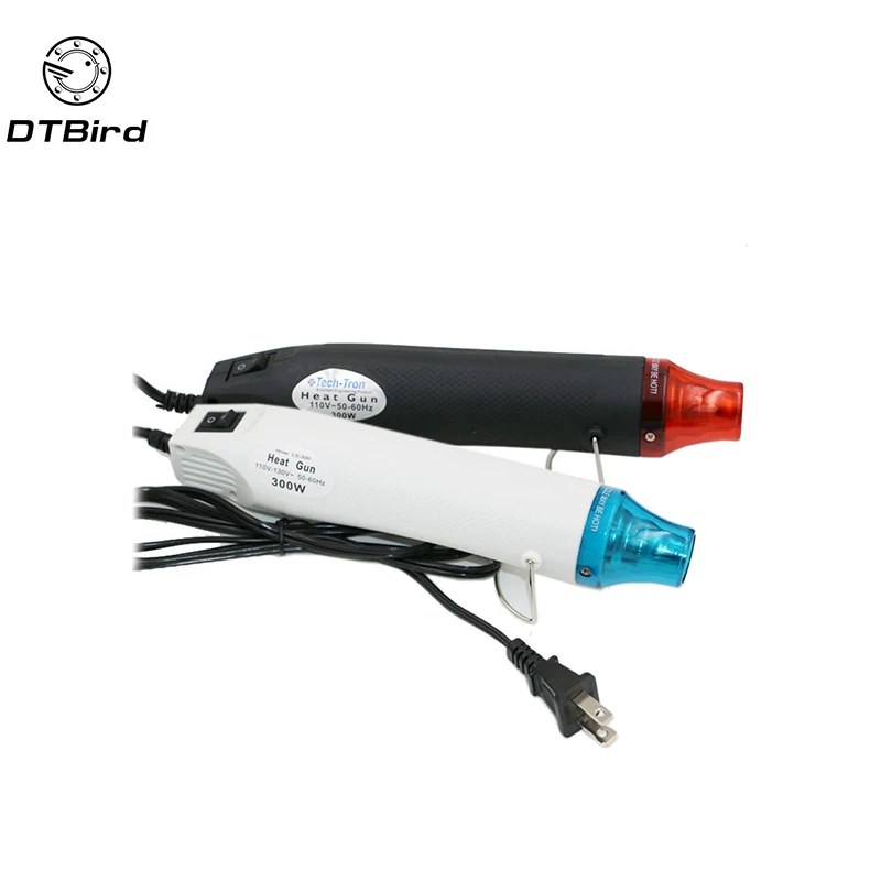 110V Heat Gun Electric Power Tool Hot Air 300W temperature DIY soft ceramic US regulatory plug rubber stamp convex | Инструменты