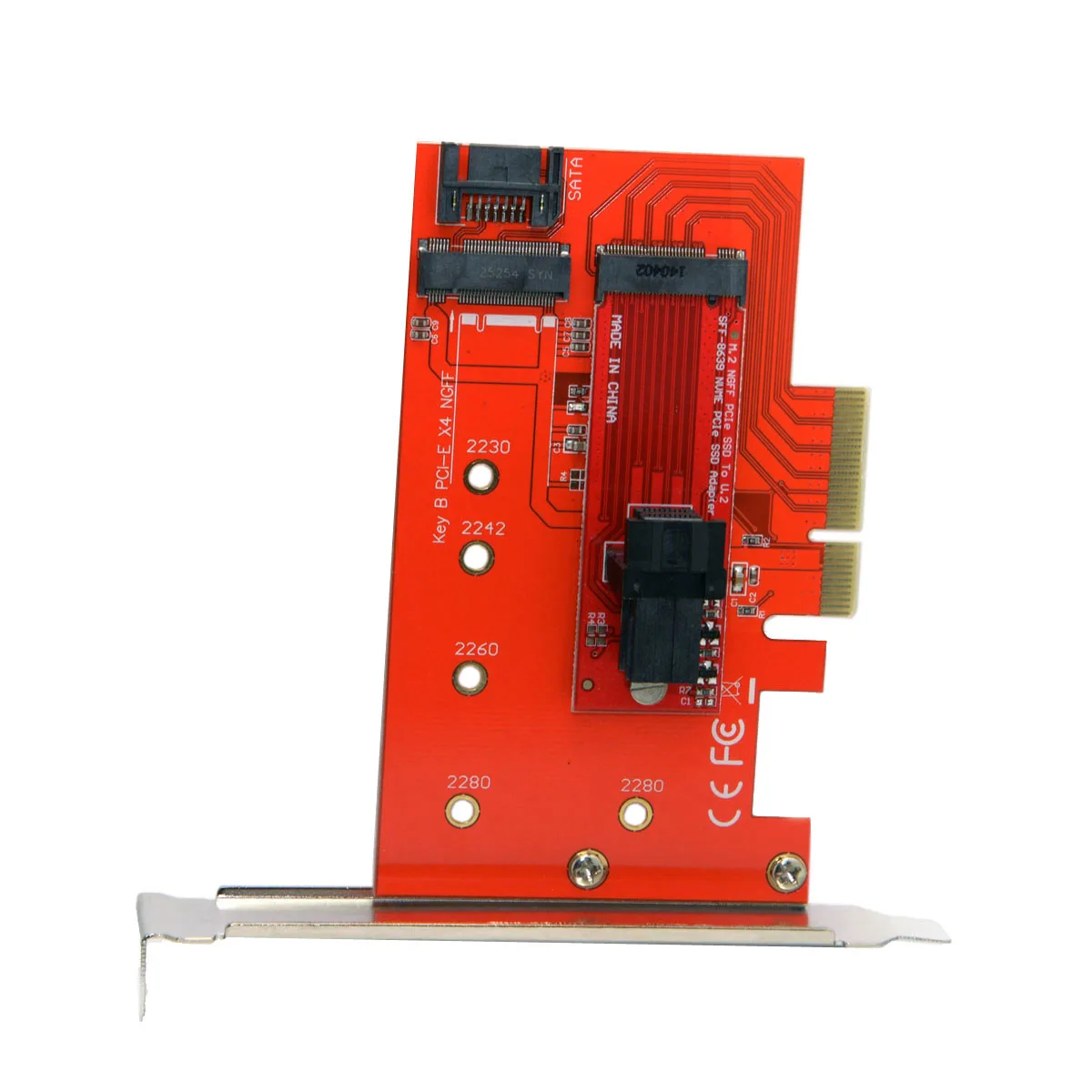  PCI-E 30x4 Lane Host Adapter M.2 NGFF M Schlüssel SSD zu U.2 U2 Kit SFF-8639 für Mainboard Intel SS