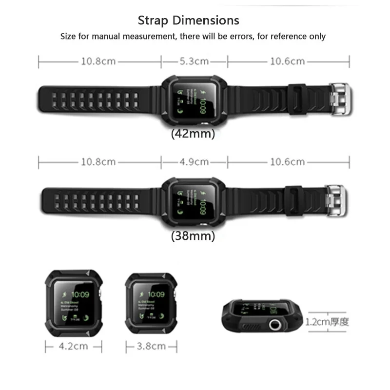 fohuas-TPU-Rubber-Watch-Band-with-Rugged-Protective-Case-for-Apple-Watch-Series-1-Series-2 (1)