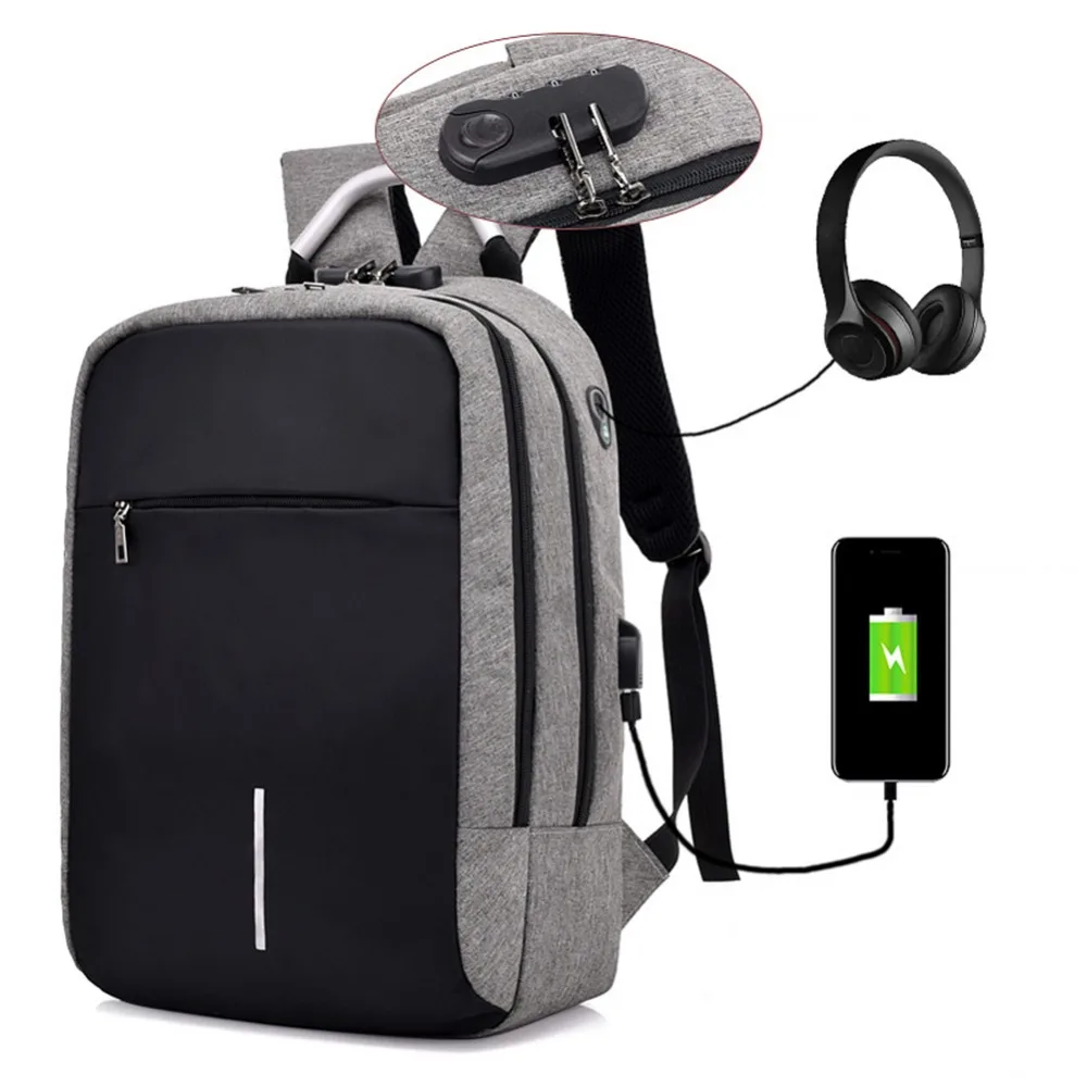 

USB Charge Computer Backpacks Anti-theft Bags for Men Women Unisex Laptop Backpack Fashion Brand Men Backpacks Male Rucksacks