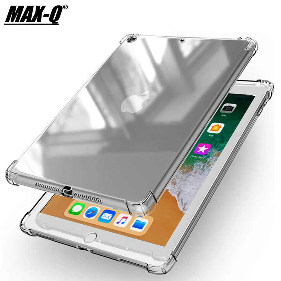 Для Apple New ipad 2018 2017 чехол противоударный прозрачный ТПУ Обложка для планшета 5 6 air1