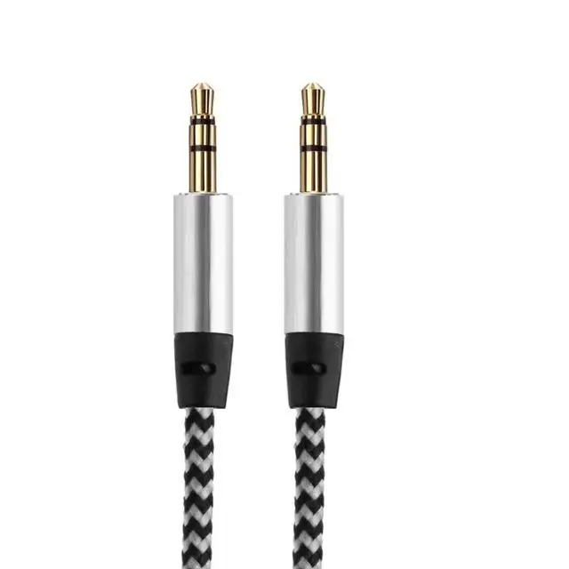 Ostart 1 м аудио кабель 3,5 мм до 3,5 мм Aux кабель папа-папа автомобильный шнур Aux для iphone наушников MP3 ПК автомобиля