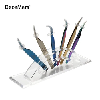 

Tweezers Storage Holder Eyelash Extension Eyebrow Tweezers Scissor Storage Rack Acrylic Holder Stand Beauty Makeup Tools