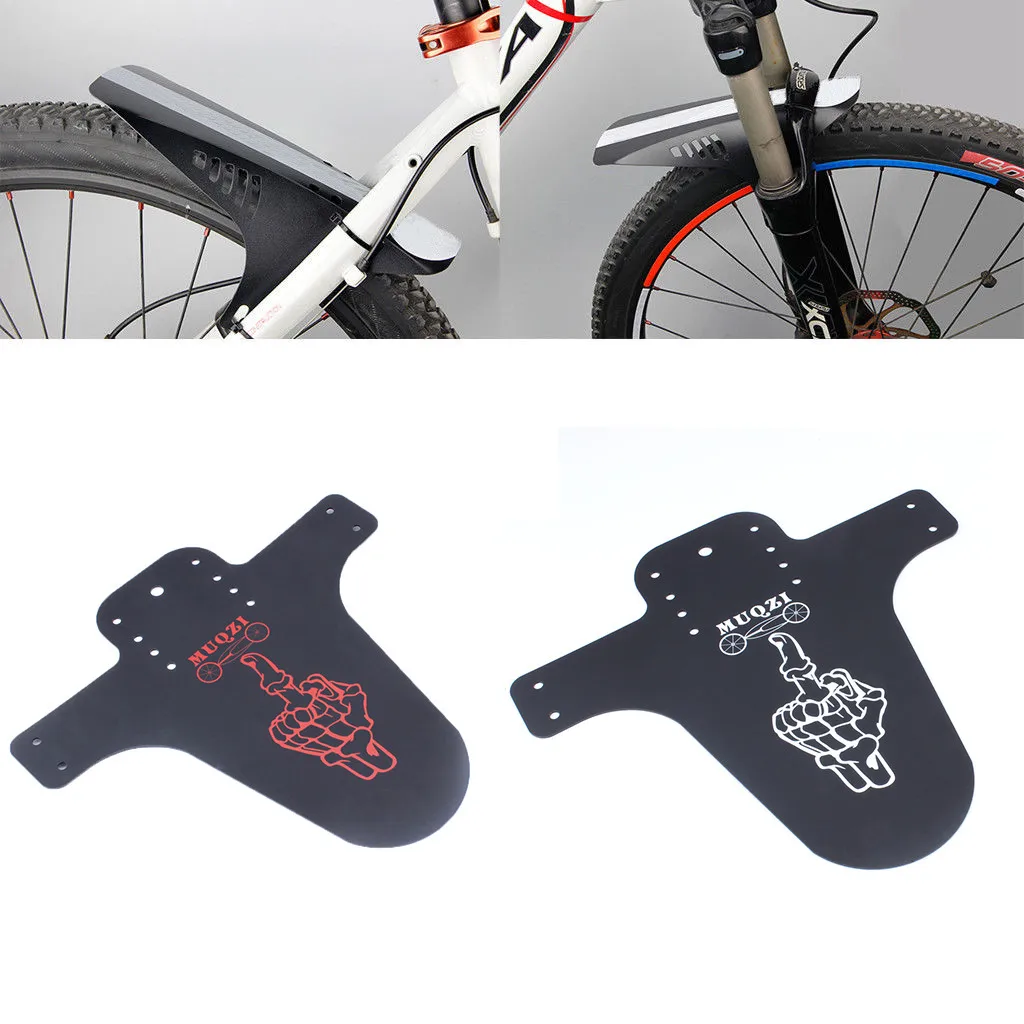 

MUQZI High quality 1 SET Cool Bike Fenders Durable elastic MTB Mud Guards Tire Tyre Mudguard Personality Bike accessories NEW