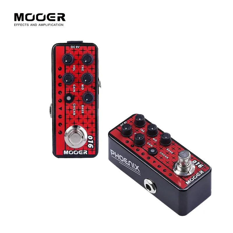 MOOER 016 Феникс электрогитара педаль высокого качества двухканальный preamp