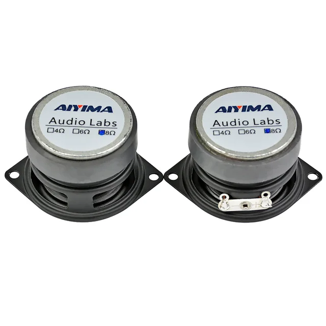 Aiyima 2PCS 1.5 inch Audio Speaker 8Ohm 10W Full Range Alto Woofer Mini Loudspeaker For Bluetooth Speaker DIY Home Theater